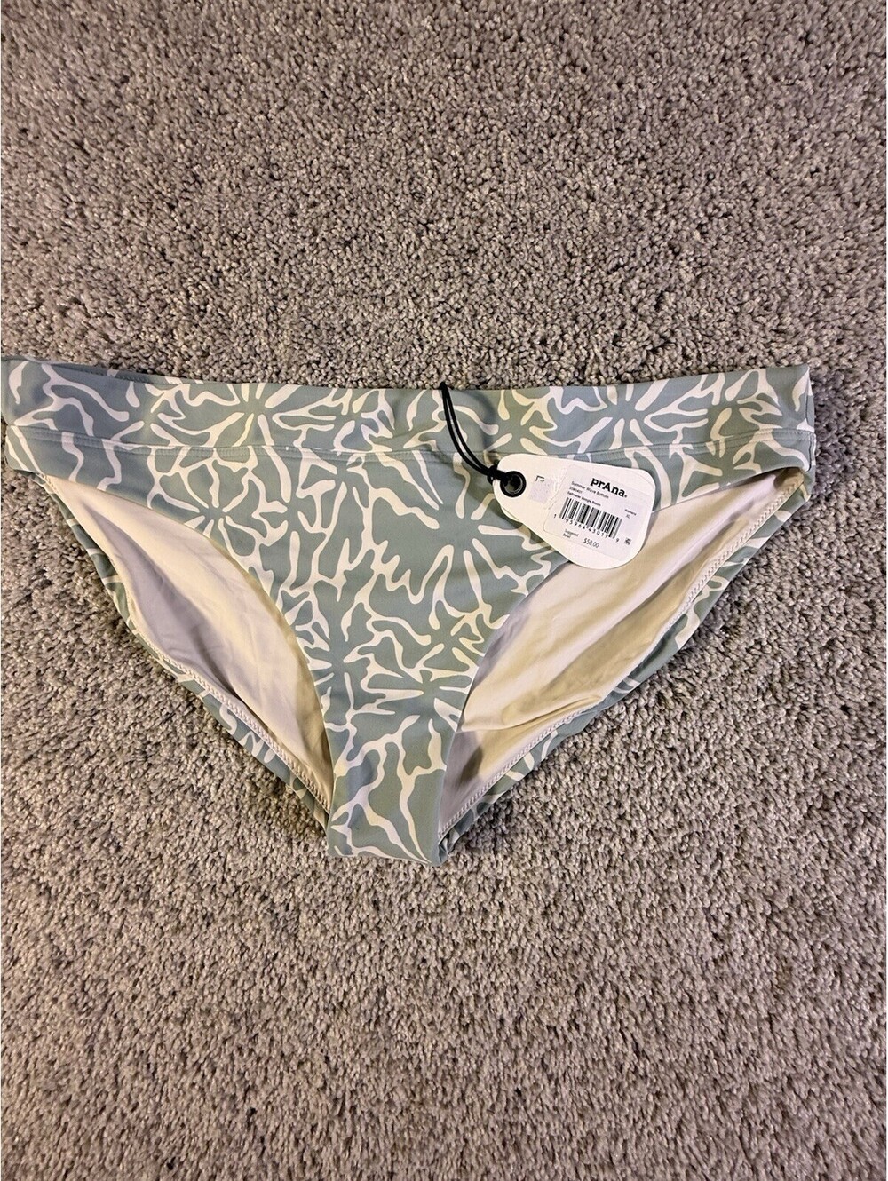 NWT Prana Summer Wave Bikini Bottom Saltwater Boogie Bloom XL